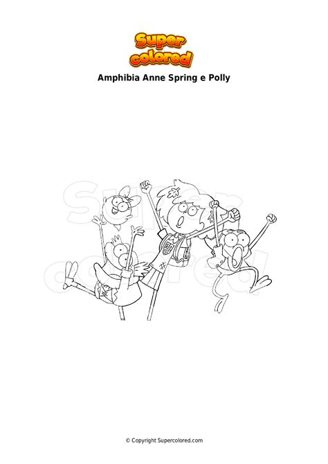 Coloring Page Amphibia Jenny Supercolored 28454 The Best Porn Website