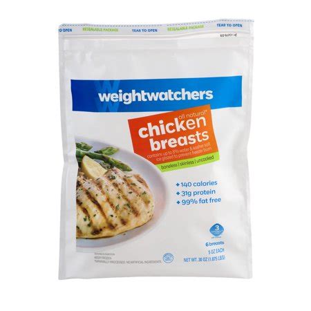 Tell them, however, that you're roasting it's true that 'boneless' and 'skinless' are often equated with flavorless — and that skin and bones are what breathe life and soul into many of our. Weight Watchers Chicken Breasts - 6 CT - Walmart.com
