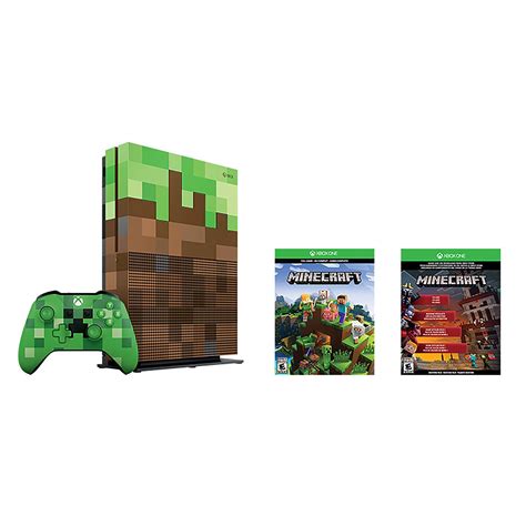 Microsoft Xbox One S 1tb Minecraft Limited Edition Console Brand New
