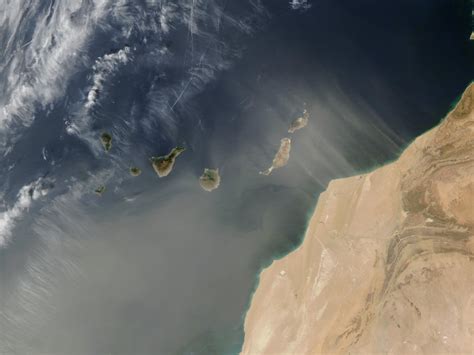 Saharan Dust Over Canary Islands