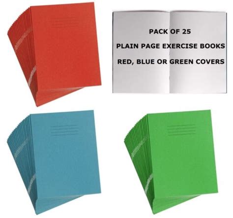 25 X School Exercise Books A5 Class Notebook Silvine Rhino Plain Blank