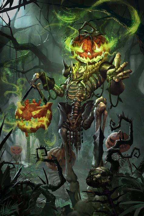 Pumpkin Skeleton By Oliver Liu 🎃 Halloween Artwork Halloween Art Dark Fantasy Art