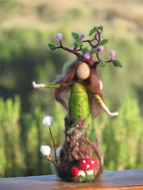 Needle Felted Tree Guardian Waldorf Inspired Etsy Felt Tree Needle