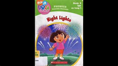 Dora The Explorer Night Lights Read Aloud Read Along With Me YouTube