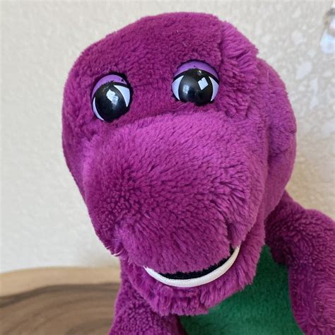 Vintage Barney The Dinosaur 12 13” Plush 1992 Lyons Group Purple