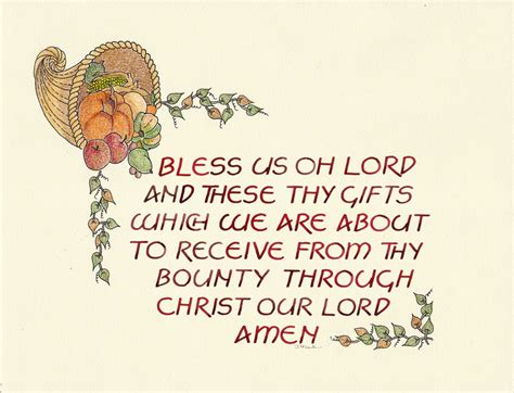 Bless Us Oh Lord
