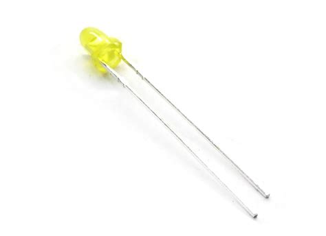 10x Light Emitting Diodes Led Yellow Diffused Leucht Dioden Gelb 3mm