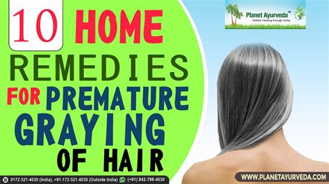 10 Home Remedies For Premature Greying Of Hair Youtube