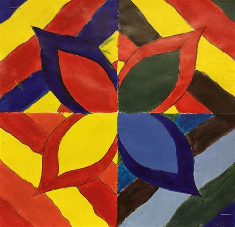 Color Theory And Balance Paintings Newton Bateman Elementary School