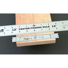 A reliable tape measure is a vital addition to your tool collection. Center Finding Rules | Woodworking techniques, Measurement tools, Drill press table