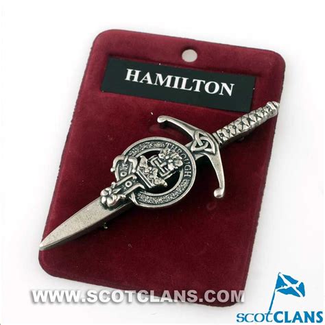 Hamilton Clan Crest Kilt Pin Kilt Pin Scottish Clans Clan