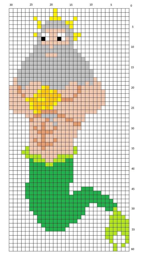 Pixel Art Perler Bead Pattern
