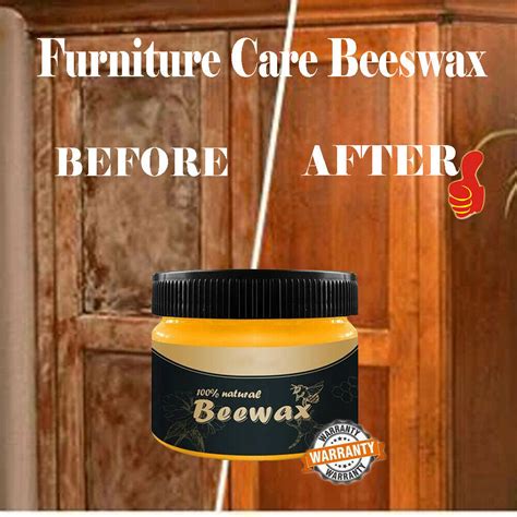 Natural Beeswax Furniture Care Polishing Joopzy