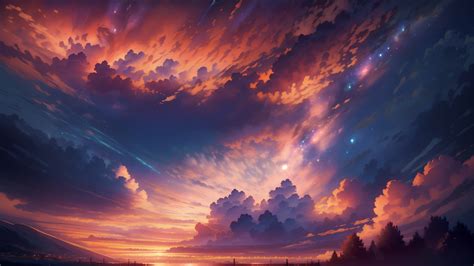 2560x1440 Resolution 4k Magical Clouds 23 Anime Art 1440p Resolution