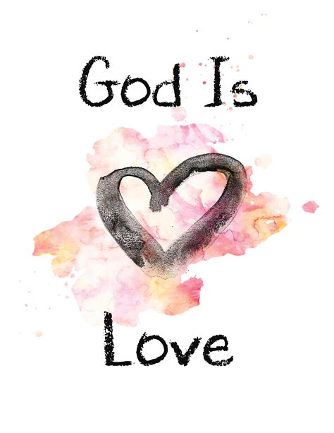 Valentine Printable God Is Love Tidbits