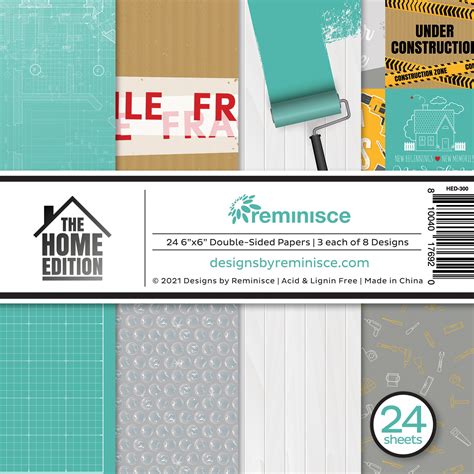Reminisce Double Sided Paper Pad X Pkg The Home Edition Designs