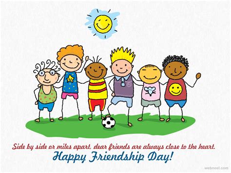 It is a relationship that gradually develops over a period of time during which people share their happiness and sorrows with each other and also spend time together. 30 Beautiful Friendship Day Greetings Quotes and Wallpapers