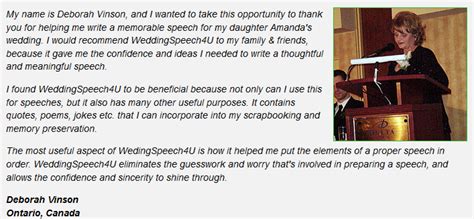 She has dreamt of her wedding day since she was a little girl. mothers day speech samples