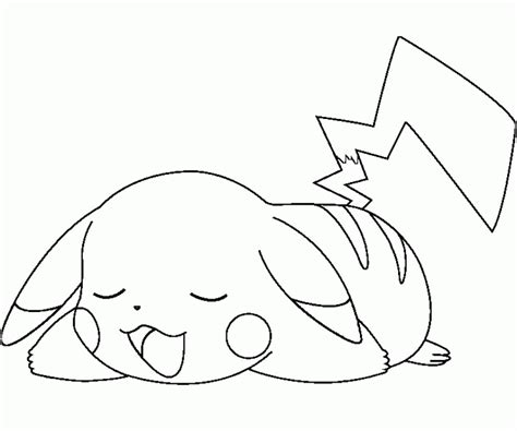 25 Cute Pikachu Colouring Cute Pikachu Pokemon Coloring Pages