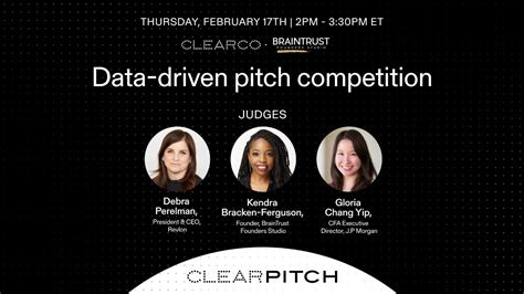Clearpitch Live With Braintrust Founders Studio Youtube
