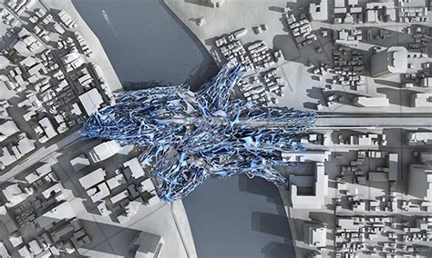 Algorithmic Architecture Inhabitable Bridge In Tokyo Evolo