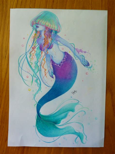 Jelly Fish Mermaid By Rainbowmilk On Deviantart