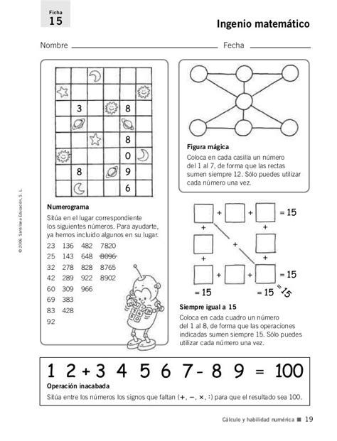 Actividades Para El Desarrollo De La Inteligencia De