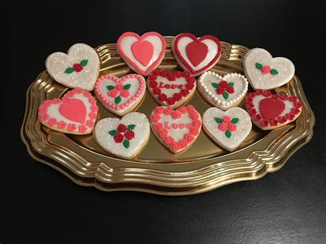 Much easier than cut out cookies! Valentines Day Sugar Cookies | Valentine's day sugar ...
