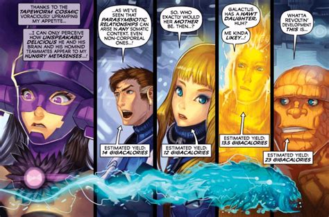 The Fantastic Fours Reactions To Meeting Galacta Galacta Daughter Of