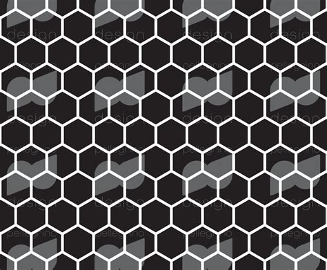 Hexagon Pattern Instant Digital Download For Cricutsilhouette Sticker