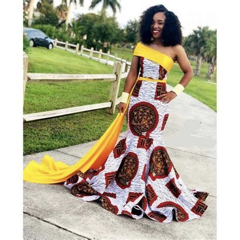 African Prom Dress Styles African Dress White Kitenge Dresses African Dress Aso Ebi Ball Gown