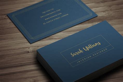 Classic Business Card Template In 2020 Classic Business Card