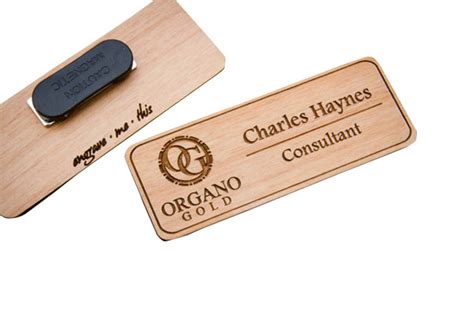 Custom Engraved Name Tags Magnetic Name Tags With Logo Company Id