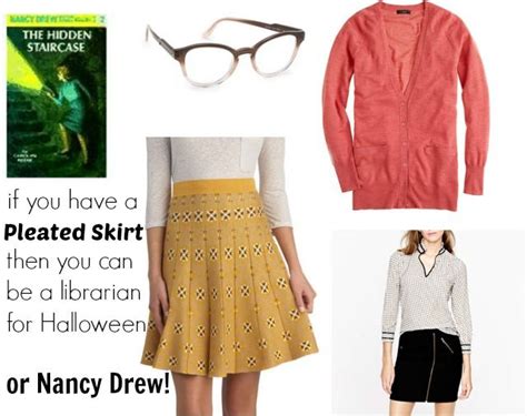 Halloween Costumes From Your Closet Nancy Drew Costume Librarian