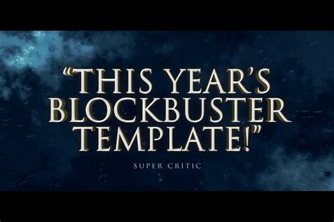 Cinematic Movie Titles After Effects Template Filtergrade
