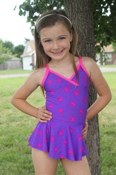 Sizes 6 16 All 4 One Stylish Swimsuit Pdf Sewing Pattern Cute Girl