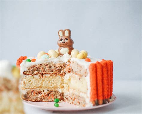 Easter Bunny Vanilla Carrot Cake Recipe Fatty Sundays Blog