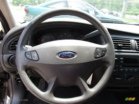 2003 Ford Taurus Ses Medium Graphite Steering Wheel Photo 51681417