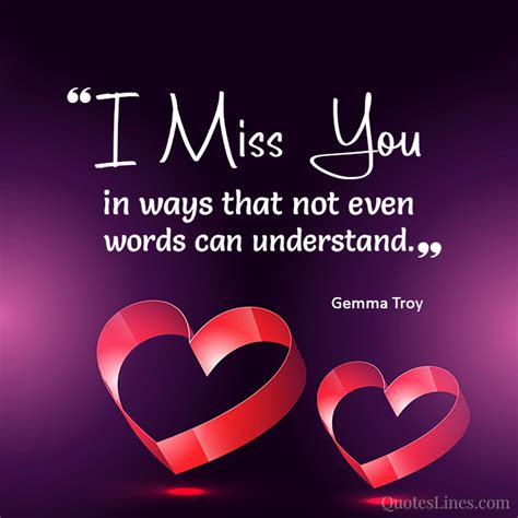85 I Miss You Quotes And Heart Touching Lines Quoteslines