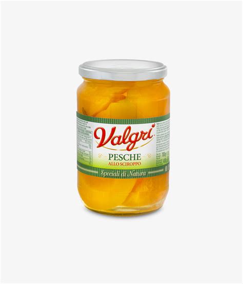 Jarred Peaches In Syrup 700g×6 Valgri