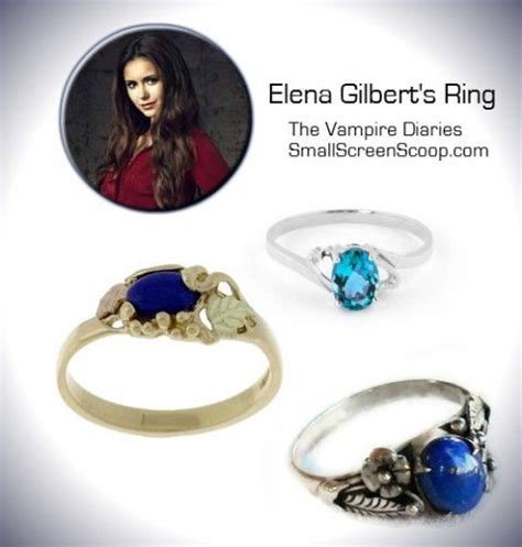 Elena Gilbert The Vampire Diaries Rings Lapis Lazuli Vampire