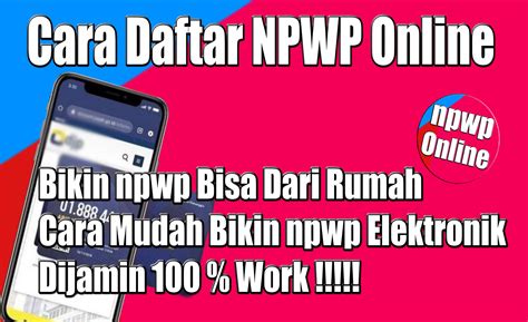 Cara Daftar NPWP Online APK for Android Download