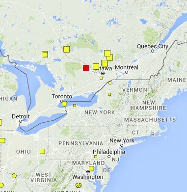 Ontario-geofish: The Western Quebec Earthquake Zone - Ottawa earthquake M3.1
