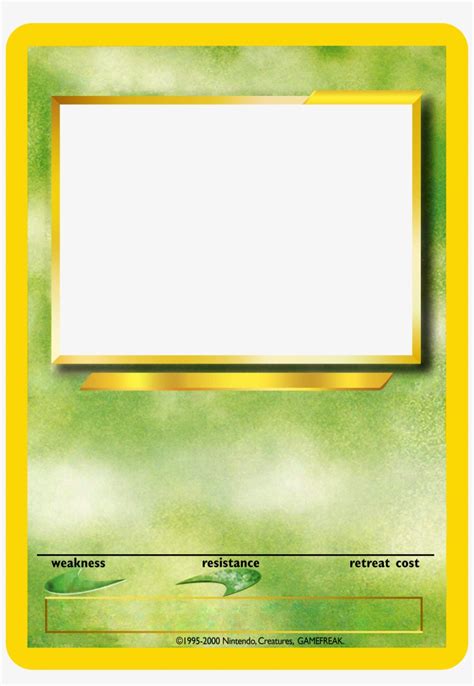 Pokemon Hd Full Art Blank Pokemon Card Template