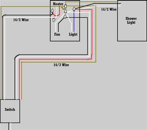 How to wire ceiling fan with light switch. Wiring Bathroom Fan Light Combo One Switch