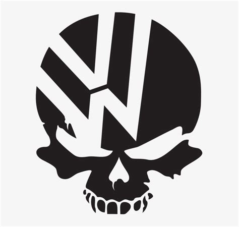 Volkswagen Logo Black Car Sticker Free Vector Png Png Image