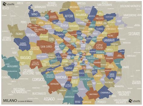 La Mappa Delle Zone Di Milano Notiziole Di Mau