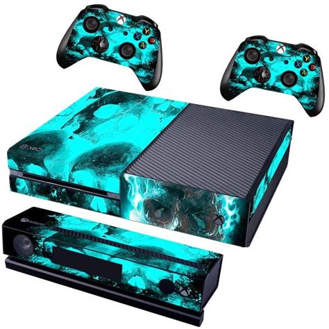 Blue Skull Cover Decal Skin Sticker For Xbox One Console In South
