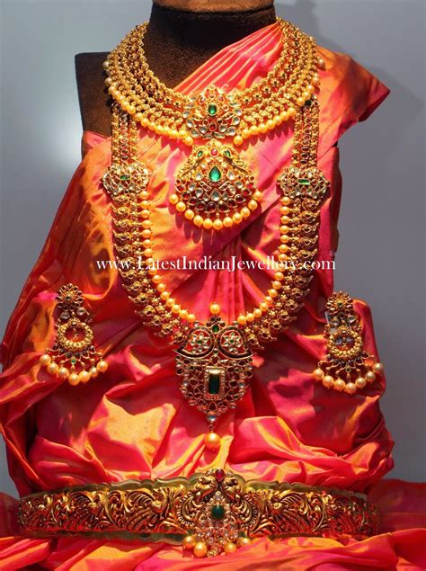 Maybe you would like to learn more about one of these? Complete Indian Wedding Jewellery Set in Gold - Latest ...