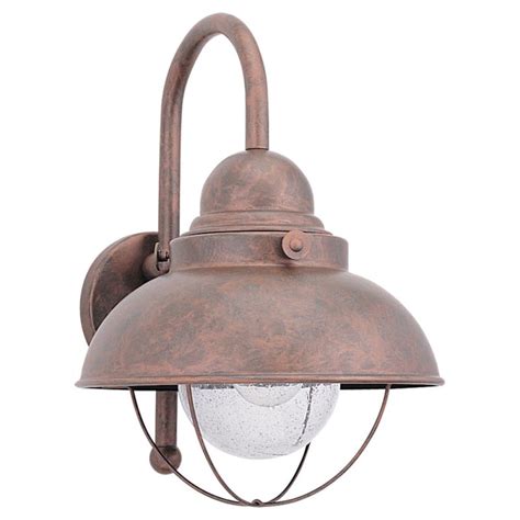 This sconce is from seagull lighting's academy collection. Sea Gull Lighting 8871-44 Weathered Copper Sebring 1 Light ...